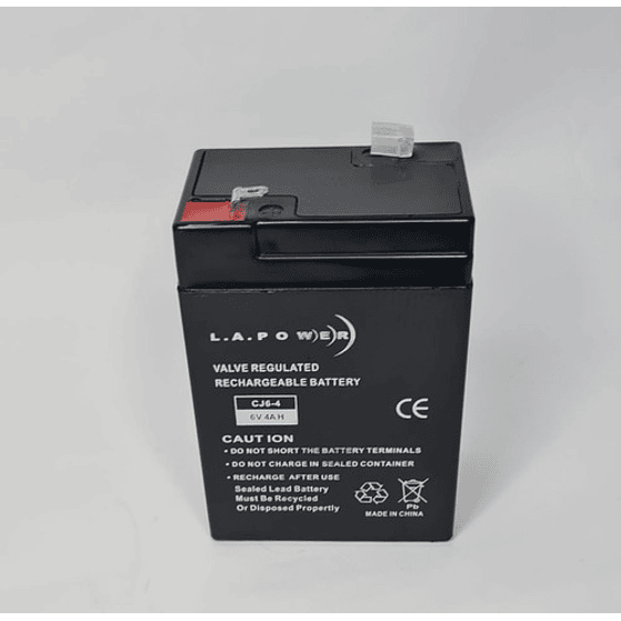 Batería 6v 4 Ah La Power 5