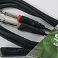 Cable De Audio Jack Stereo 6.3mm A 2 Jack 6.3 Mono - Miniatura 2