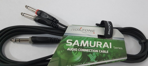 Cable De Audio Jack Stereo 6.3mm A 2 Jack 6.3 Mono 5