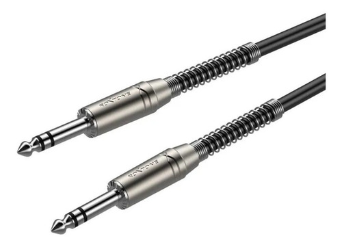 Cable Plug 6,3mm Macho A Macho 6 Metros Stereo Roxtone 5
