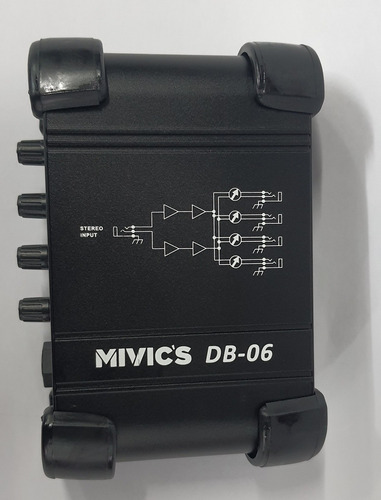 Mezcladora Dj Mivic S Db-06 Amplificador Audífono 3