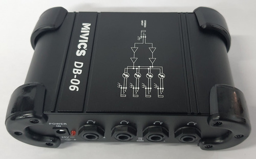 Mezcladora Dj Mivic S Db-06 Amplificador Audífono 5