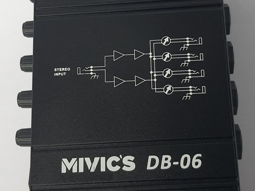 Mezcladora Dj Mivic S Db-06 Amplificador Audífono 6