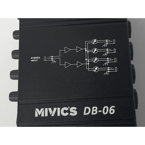 Mezcladora Dj Mivic S Db-06 Amplificador Audífono 6