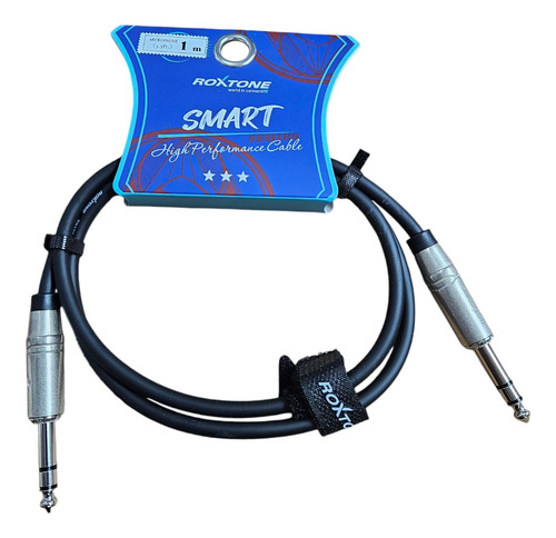 Cable De Audio Estéreo 1 Mt Plug 6.3 A Plug 6.3 Balanceado 1