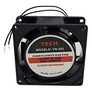 Ventilador 220 V 8x8x2.5cm 80ma