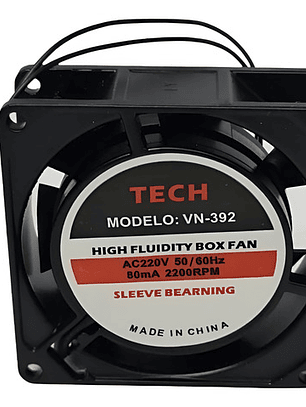 Ventilador 220 V 8x8x2.5cm 80ma