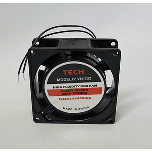 Ventilador 220 V 8x8x2.5cm 80ma
