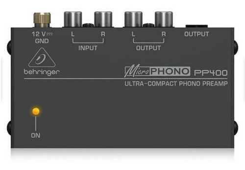 Behringer Pp400 Preamplificador Phono Ultra Compacto 1