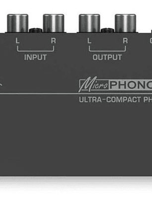 Behringer Pp400 Preamplificador Phono Ultra Compacto