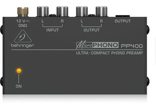 Behringer Pp400 Preamplificador Phono Ultra Compacto 5