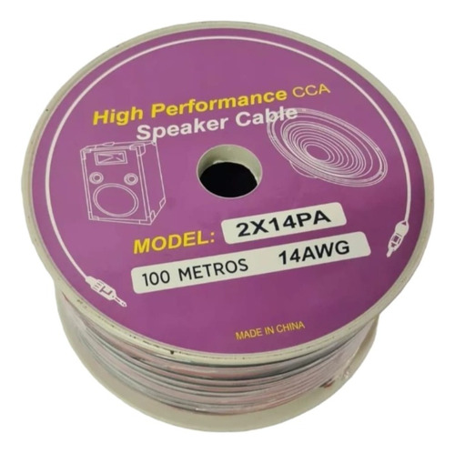 Cable De Parlante 2x14 100 Mt 1