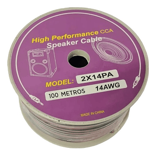 Cable De Parlante 2x14 100 Mt