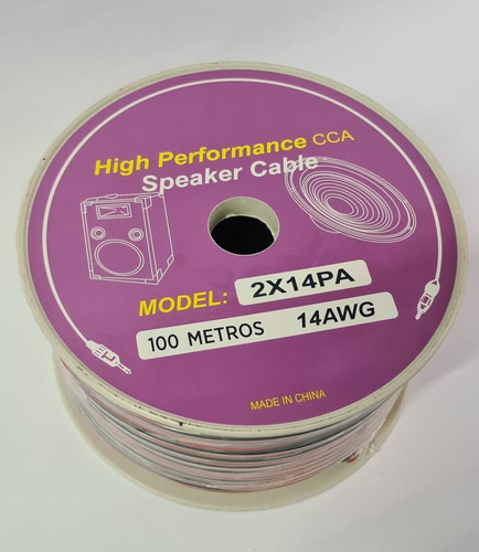 Cable De Parlante 2x14 100 Mt 2
