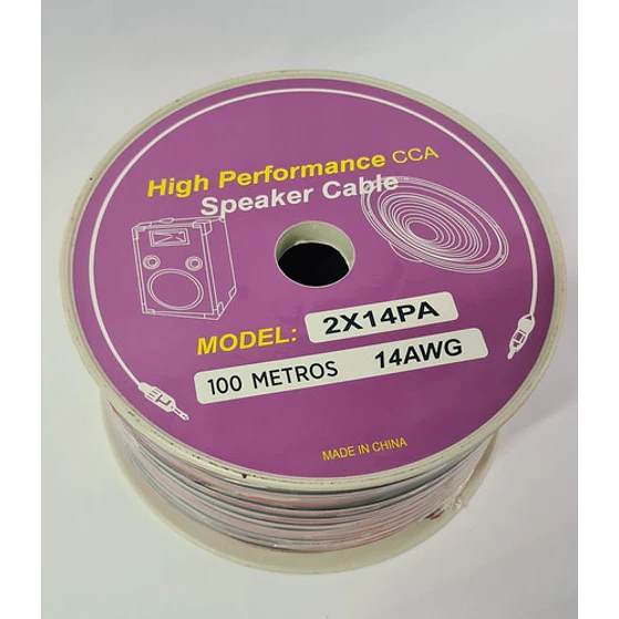 Cable De Parlante 2x14 100 Mt 2