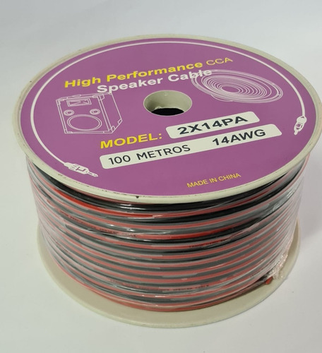 Cable De Parlante 2x14 100 Mt 3