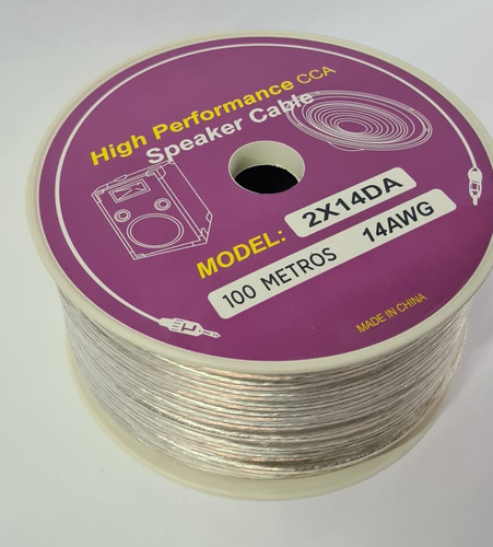 Cable De Parlante 2x14 100 Mt 1