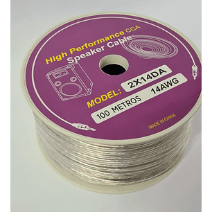 Cable De Parlante 2x14 100 Mt