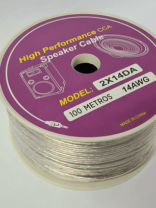 Cable De Parlante 2x14 100 Mt