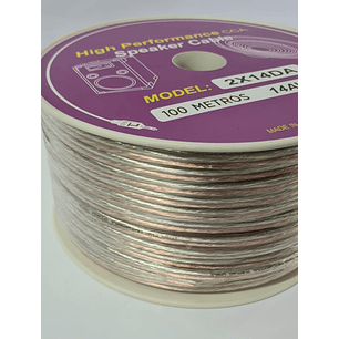 Cable De Parlante 2x14 100 Mt
