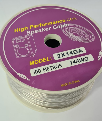 Cable De Parlante 2x14 100 Mt 3
