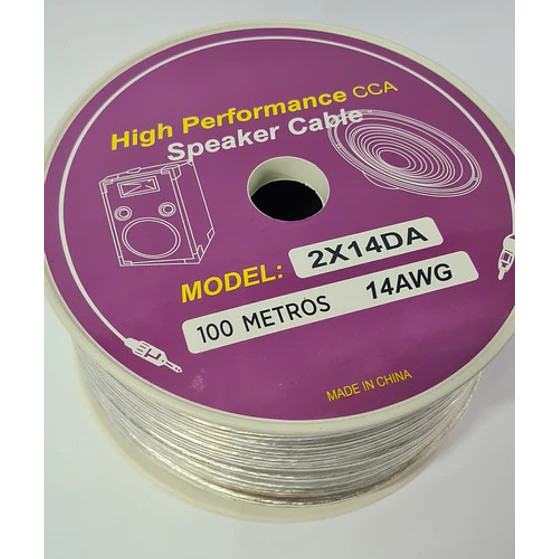 Cable De Parlante 2x14 100 Mt 3