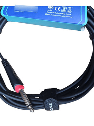 Cable De Audio Profesional Plug 6.3 Stereo A 2 6.3 Mono 