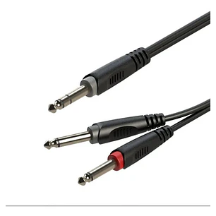 Cable De Audio Profesional Plug 6.3 Stereo A 2 6.3 Mono roxtone