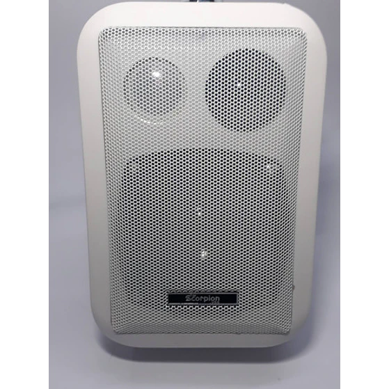 Parlantes Ambientales Scorpion Par Blanco 3