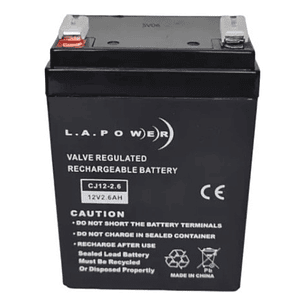 Batería 12v 2.6 Ah La Power