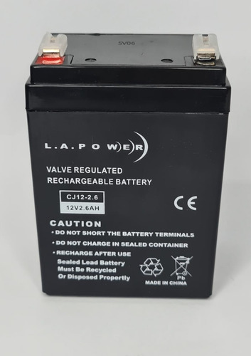 Batería 12v 2.6 Ah La Power 3