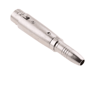 Adaptador Xlr Hembra A Jack 6.3 Hembra Copla
