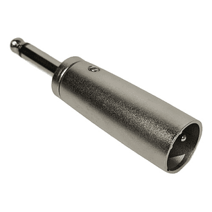 Adaptador Xlr Macho A Jack 6.3 Macho Copla