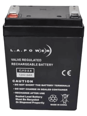 Batería 12v 2.6 Ah La Power