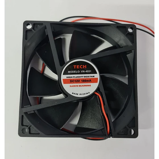 Ventilador 12 Vol 9.2x9.2x2.5 Cm 4