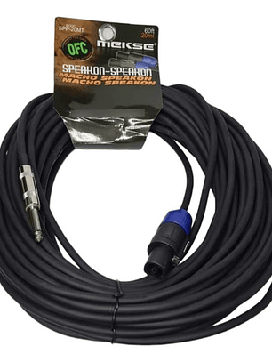 Cable De Parlante Speakon Plug / Jack 20 Mt