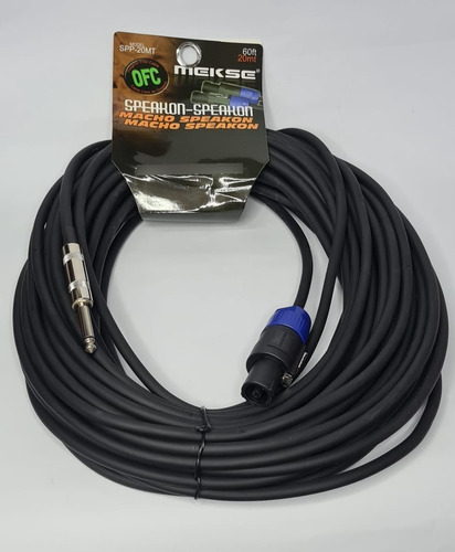 Cable De Parlante Speakon Plug / Jack 20 Mt 2