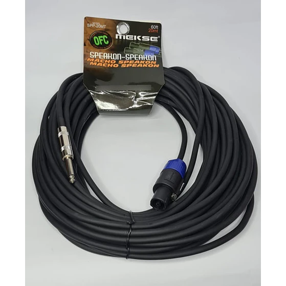 Cable De Parlante Speakon Plug / Jack 20 Mt 2