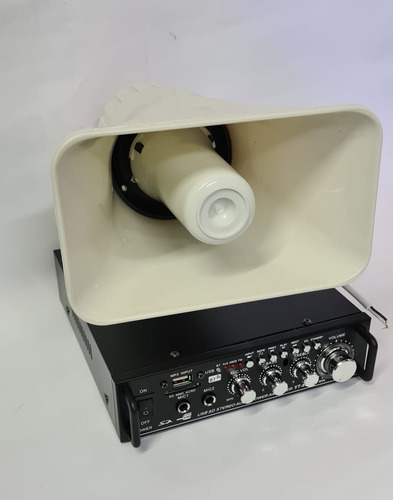 Amplificador Y Bocina Usb/bt 2