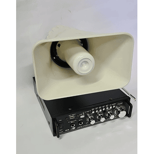 Amplificador Y Bocina Usb/bt