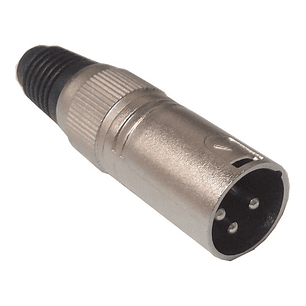 Conector Xlr Canon Macho Metalico