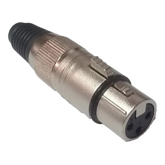 Conector Xlr Canon Hembra Metálico Volante 1