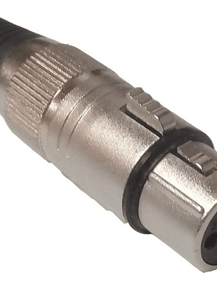 Conector Xlr Canon Hembra Metálico Volante