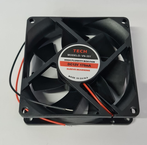 Ventilador 12 Vol 8x8x2.5 Cm 170 Ma 2