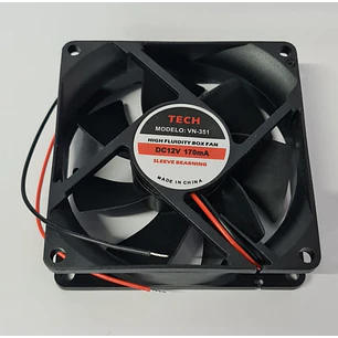 Ventilador 12 Vol 8x8x2.5 Cm 170 Ma