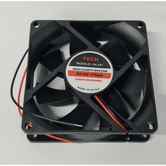 Ventilador 12 Vol 8x8x2.5 Cm 170 Ma 2