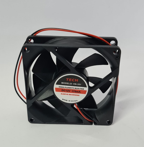 Ventilador 12 Vol 8x8x2.5 Cm 170 Ma 3