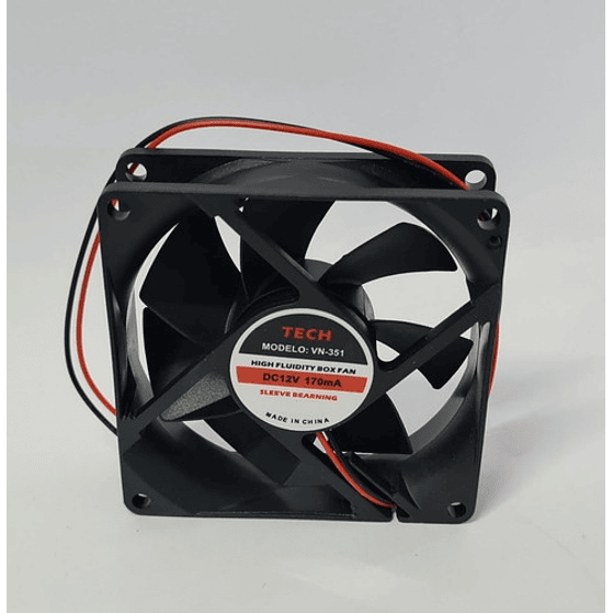 Ventilador 12 Vol 8x8x2.5 Cm 170 Ma 3