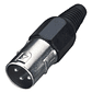 Conector Xlr Canon Macho Volante - Miniatura 1