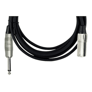 Cable De Audio Plug 6.3mm A Xlr Macho. 10mtrs